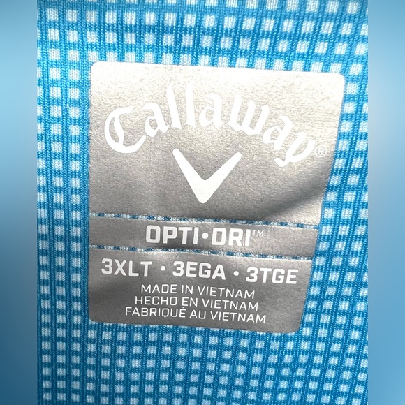 Callaway- Mens Big and Tall, Opti-Dri, polo shirt,Swing Tech‎ - Picture 5 of 7